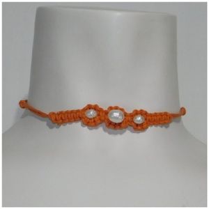 Beaded Choker Necklace.